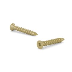 Vis à béton avec enduit Gold Seal - Tête plate
