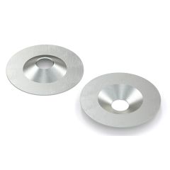 Rondelle de polystyrène, zinc, 1 3/8", 500/pqt