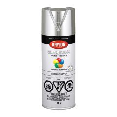 Peinture et apprêt Colormaxx, 340 g, argent, métallique