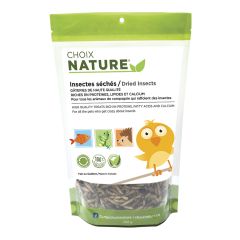 Insectes séchés entiers, 200 g