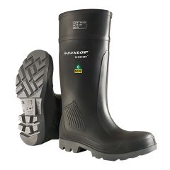 Bottes professionnelles à sécurité intégrale pour hommes, Purofort, noir, grandeur 9