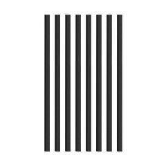 Balustres carrés Estate, noir, 3/4" x 40", 10/pqt