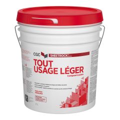 CGC Sheetrock All-purpose light Compound - White - Pail 17 l