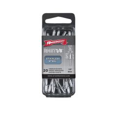 Rivet court, 1/8", 20/pqt