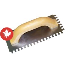 Square notch ceramic trowel - 3/8" x 1/4" x 1/4"