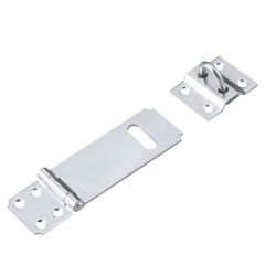 Hasp with loose staple