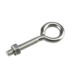 Vis à oeillet avec écrou, acier inoxydable, 1/4" x 2 1/2"