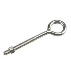 Vis à oeillet avec écrou, acier inoxydable, 3/8" x 6"