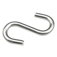 Crochet en forme de S, acier inoxydable, 20 mm x 3" x 7.6 mm