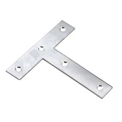 Plaque en "T", zinc, 5" x 7/8"