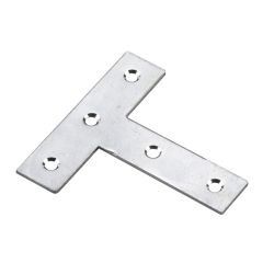 Plaque en "T", zinc, 3" x 3/4"