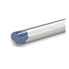 Tige non filetée, bleu, 1/2" x 36"