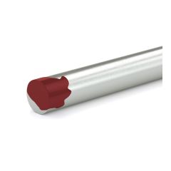 Tige non filetée, rouge, 5/16" x 36"