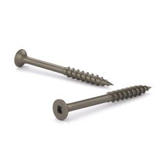 Plain Floor Screws - Bugle Head - Natural - #8 x 3" - 100/Pkg