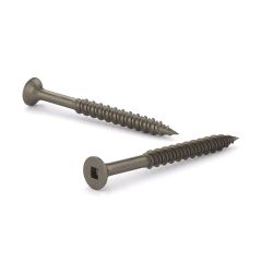 Plain Flooring Screws - Bugle Head - Natural - #8 x 1 3/4" - 100/Pkg