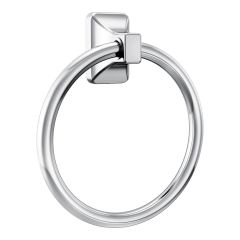 Anneau à serviette Contemporain, chrome