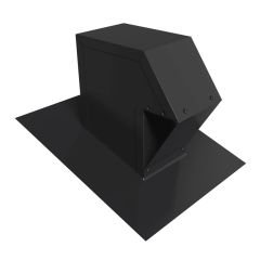 VMAX-CT Rectangular Roof Exhaust Vent Cap - 3 1/4" x 10" - Black
