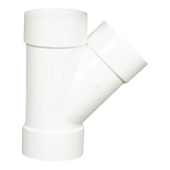 Raccord en Y à 45° en PVC/BNQ