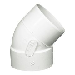 Coude 45° en PVC/BNQ