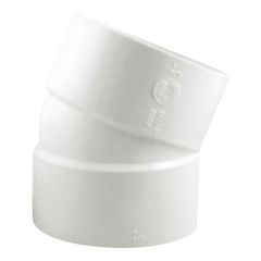 Coude 22 1/2° en PVC/BNQ