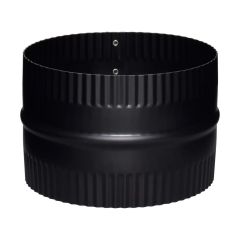 Raccord coulissant, Noir mat, Cal. 24, 6"