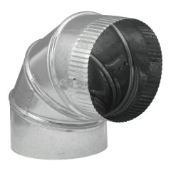 Coude réglable 90°,  Air chaud, 4"