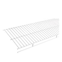 Tablette grillagée, modèle SR, tringle régulière, 12" x 72"