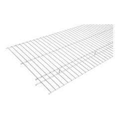 Tablette grillagée, modèle SR, tringle régulière, 16" x 72"