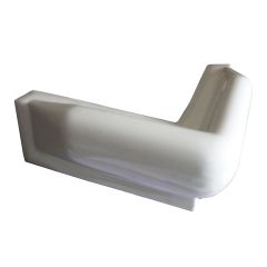 Dock Corner Bumper – White - 10" x 10"