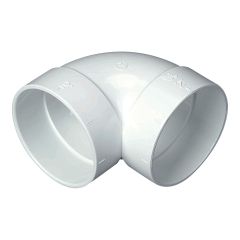 Short 90° elbow, central vacuum