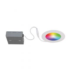 4" Smart Wifi COLORS RGB LED Recessed Light Fixture - White