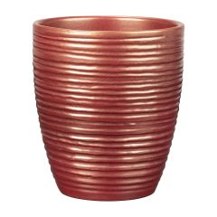 Ceramic Cover Pot - Orchid Magic Red - 14 cm