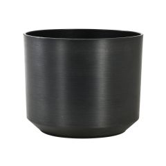Pot Cover, Bari, Inside, Black, 25 cm