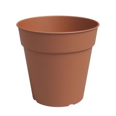 Plastic Outdoor Pot - Madagascar - Terracotta - 13.7"
