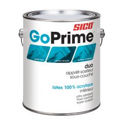 GoPrime Primer-Sealer Undercoater - Duo - 100% Acrylic Latex - Interior - White - 3.78 l