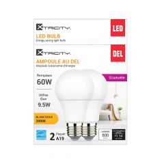 LED A19 Bulbs - Warm White (2)