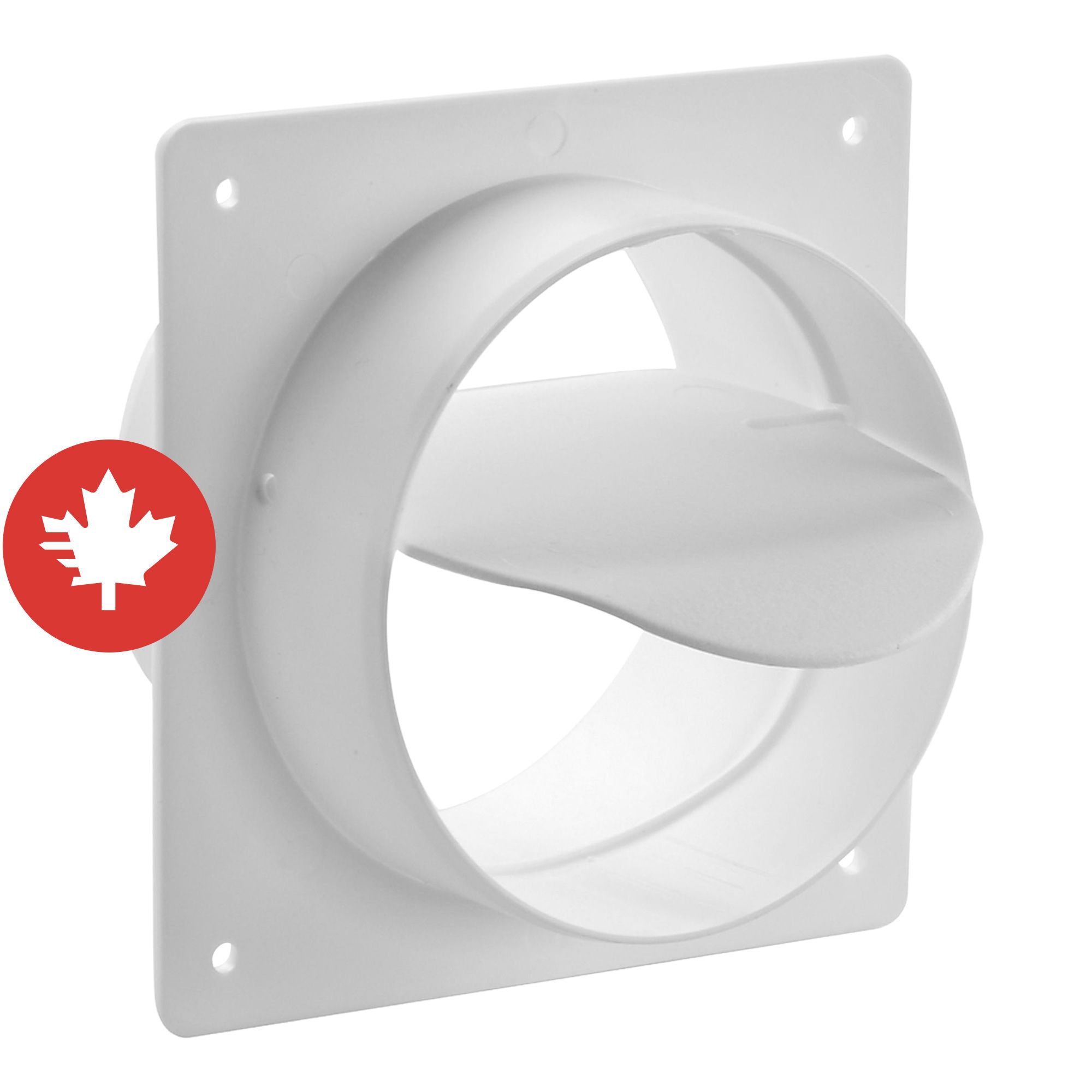 Clapet Anti-Retour Rond 160 Mm PVC - Contrôle Flux Air Ventilation Et CVC