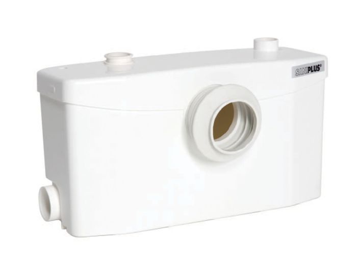 Pompe de macération, Saniplus, pour salle de bain complète, 1/2 HP, blanc