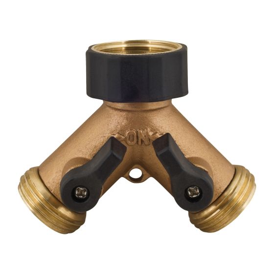 Robinet Diviseur De Tuyau D’arrosage – 2 Voies Avec Valve D’arrêt – Adaptateur Rapide Pour Jardin Et Agriculture - 3
