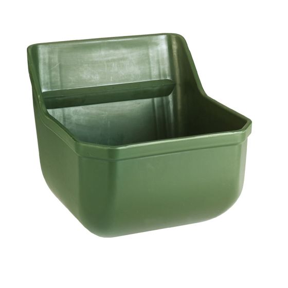 Mangeoire HangOn Kerbl 13 Litres – Mangeoire Accrochable Vert, Plastique Robuste Pour Chevaux, Animaux De Ferme