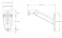 Support robuste pour main courante de 3 3/16" (80,96 mm), noir