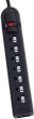 7-Outlet Surge Protector Power Bar, 4'