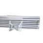Coupe-froid en U pour porte, en vinyle et garnitures remplaçables, blanc, 1 7/8" x 36"