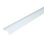 Door Sweep in Aluminum and Vinyl - White - 36"
