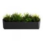 Jardinière, grande, noir