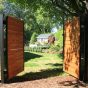 Ensemble de cadrage de porte, 72", noir, 2/pqt