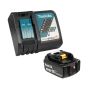 Ensemble batterie li-ion 18 V (5,0 Ah) et chargeur Rapide
