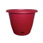 Pot auto-arrosant Jackson, rouge salsa, 10"