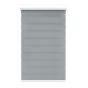 Cordless Zebra Roller Shade with Cassette - Grey - 48" x 72"