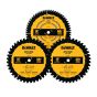 3 Blades 10" (254 MM) Carbide Teeth General Purpose Circular Saw Blade Combo Kit
